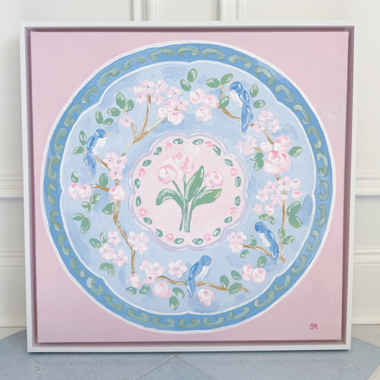 "Pretty Pieces" 24x24 Acrylic on Canvas, Framed