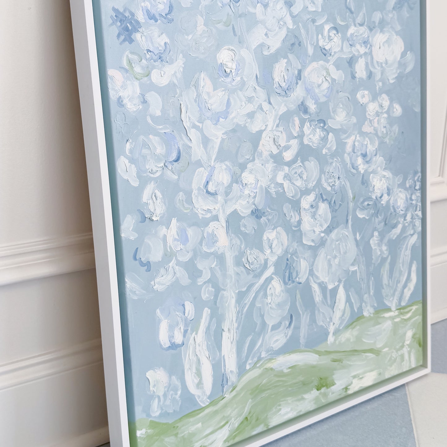 "Stillness in Chaos" 24x30 Oil on Canvas, Framed