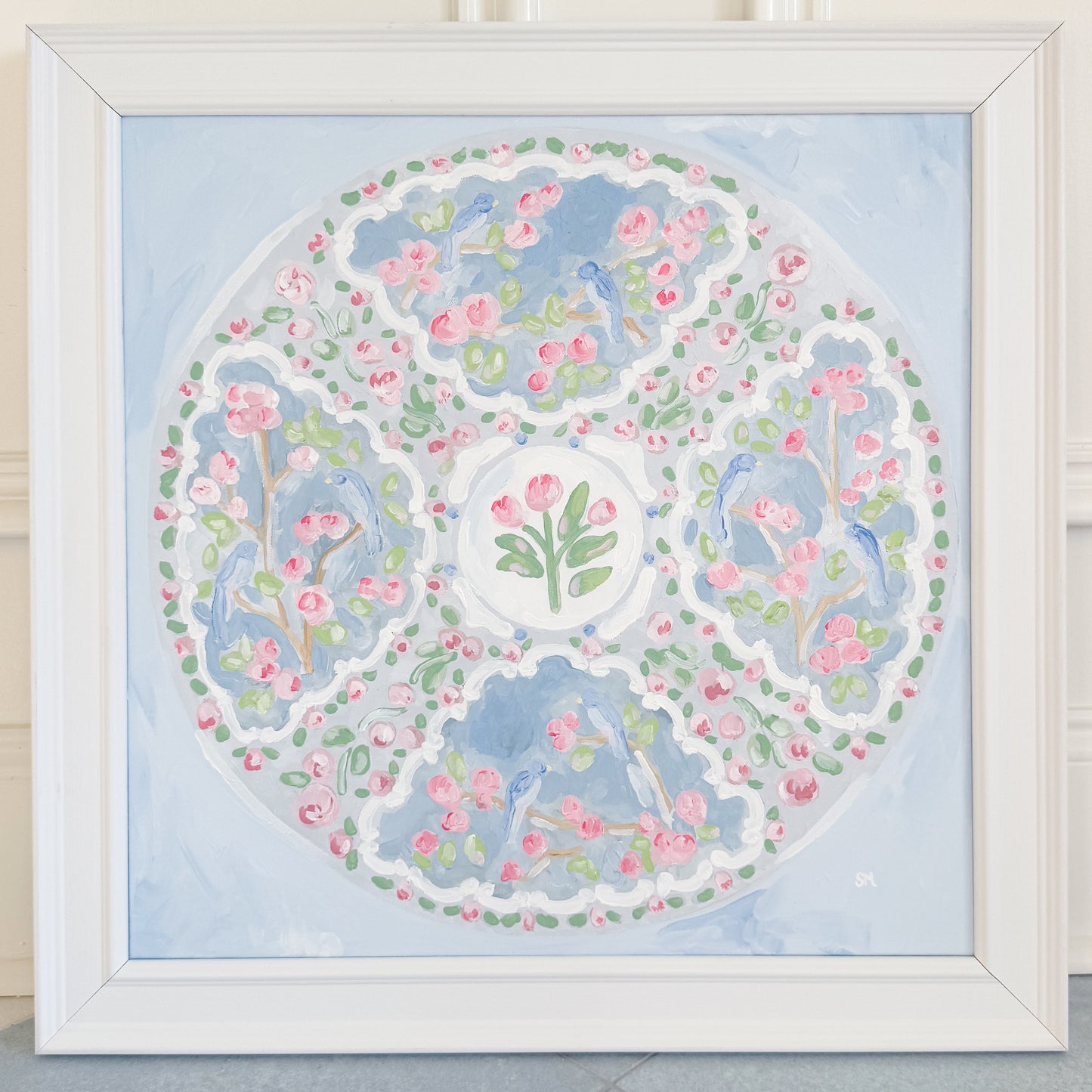"Treasured Heirloom" 20x20 Acrylic on Canvas, Framed