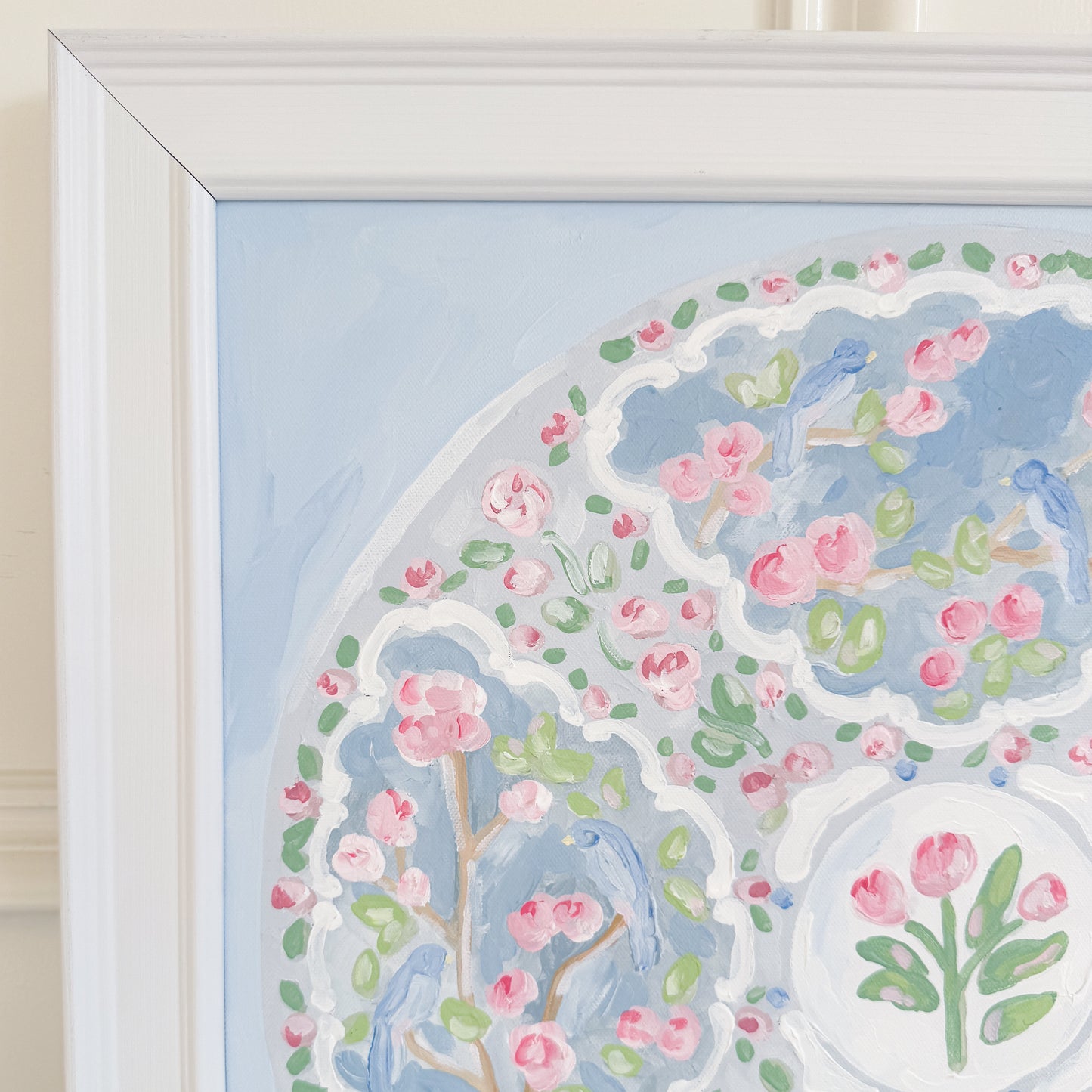 "Treasured Heirloom" 20x20 Acrylic on Canvas, Framed