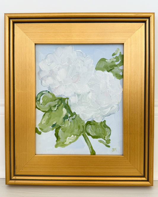 ''A Pretty Pair'' 8x10 Oil on Paper, Framed