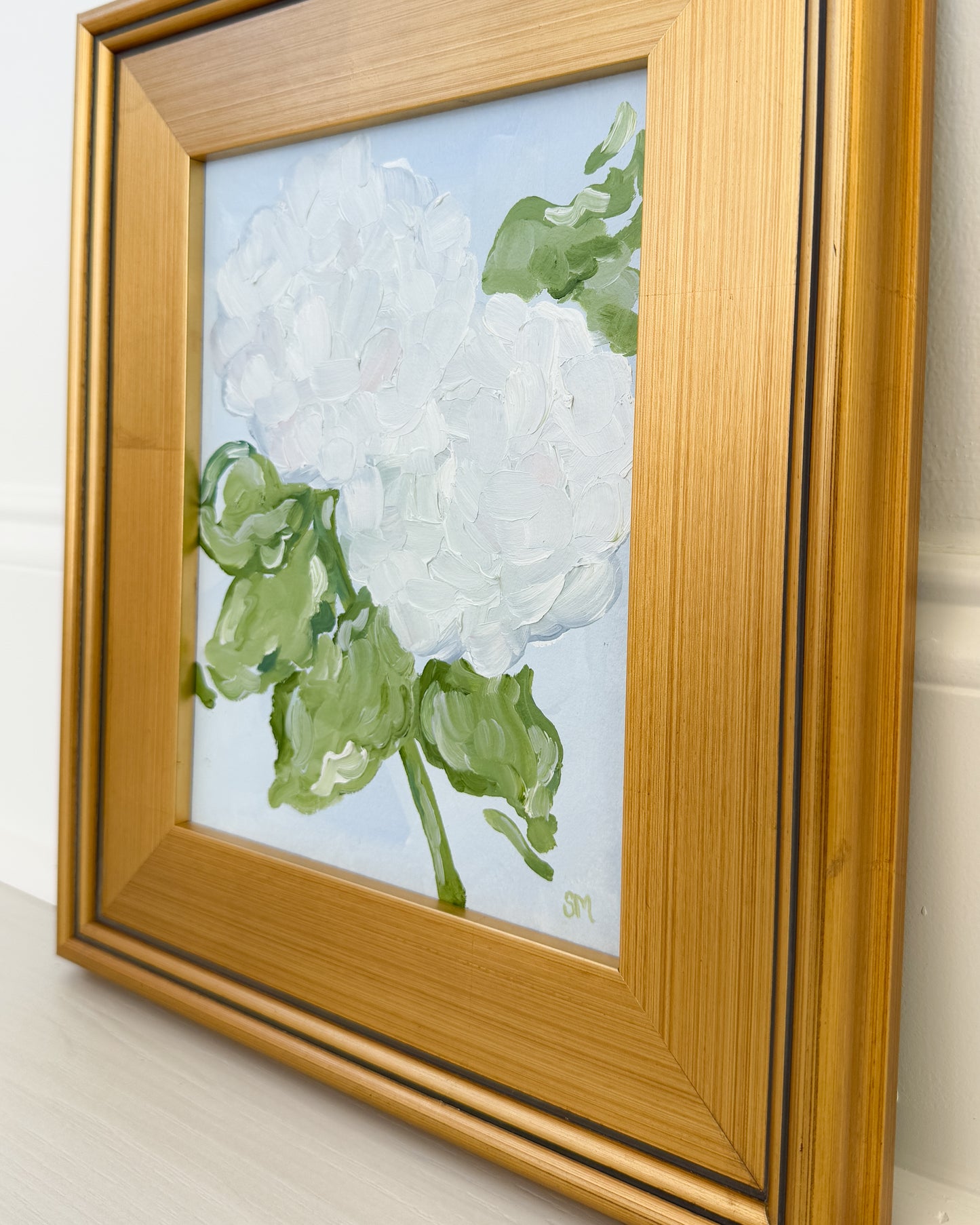 ''A Pretty Pair'' 8x10 Oil on Paper, Framed