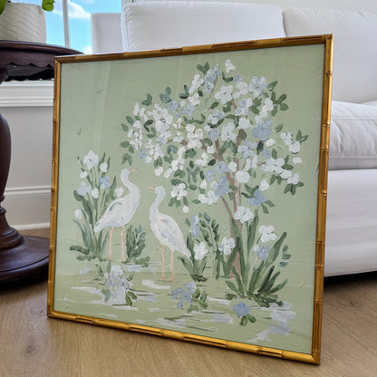 "Sweet Nothing" Acrylic on Loose Canvas, Framed