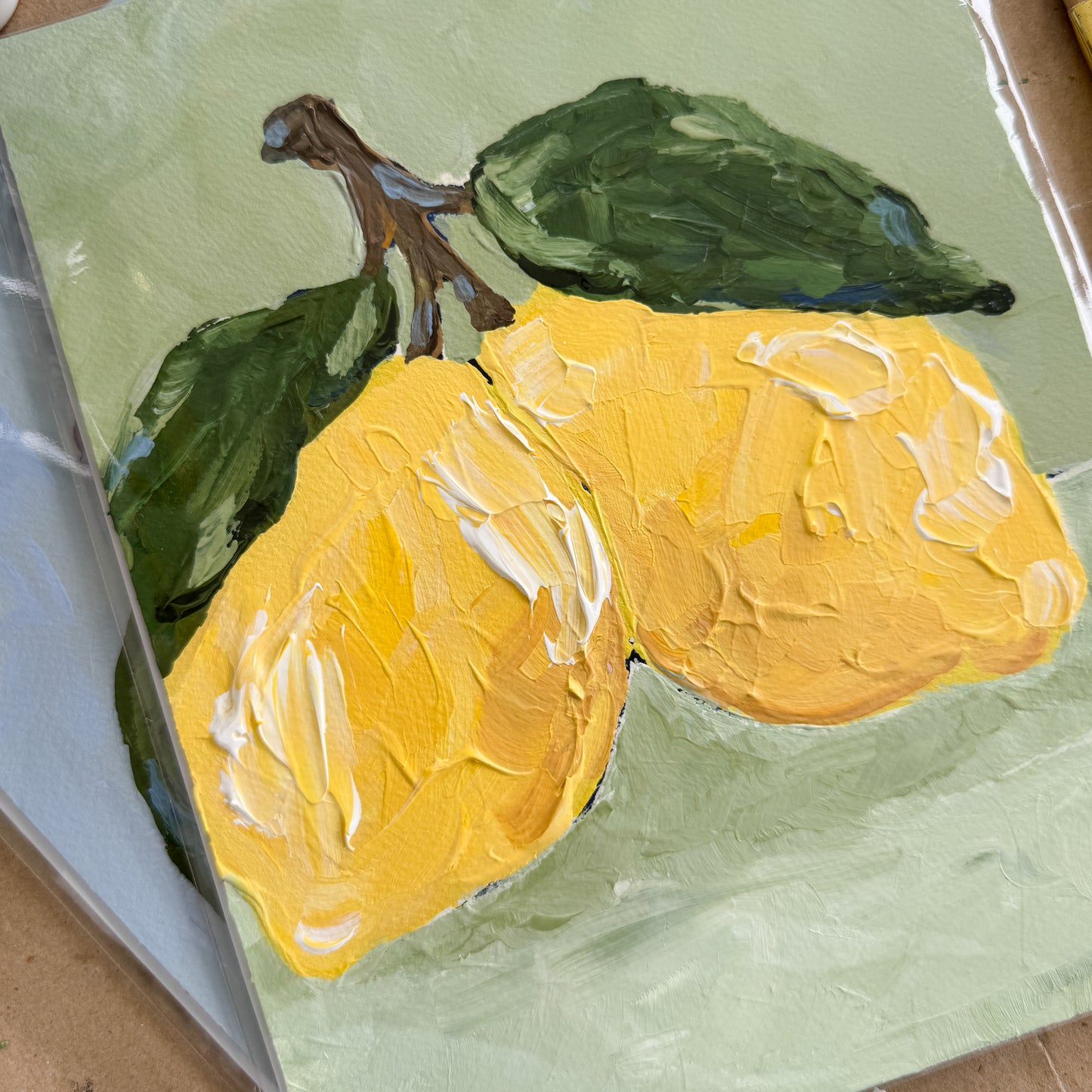 'Green with Lemon'