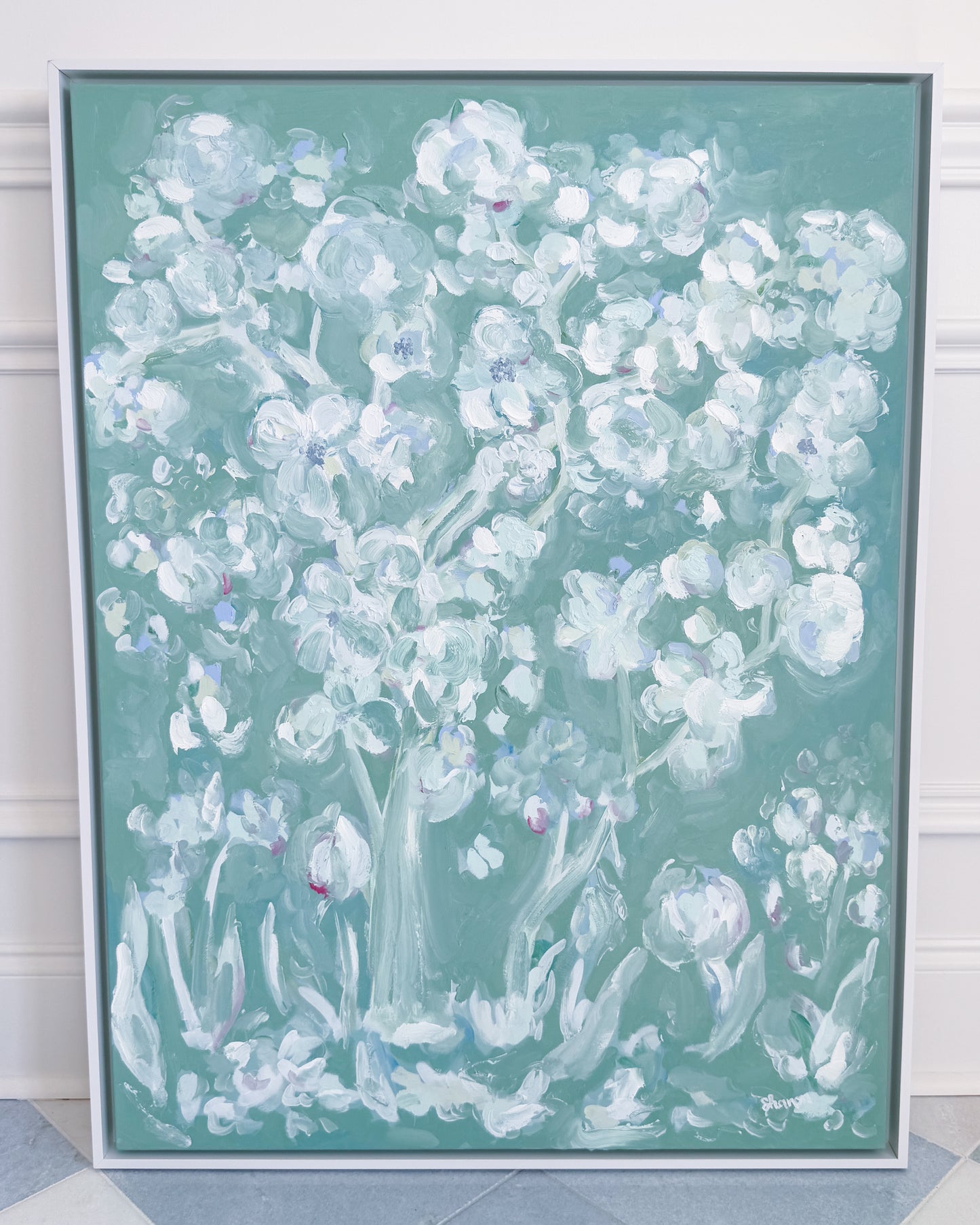 "My Beauty" 30x40 Oil on Canvas, Framed