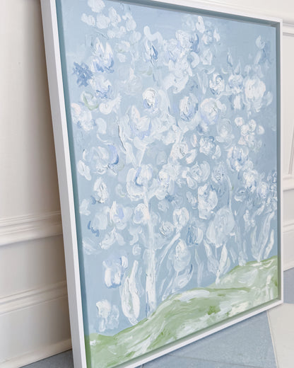 "Stillness in Chaos" 24x30 Oil on Canvas, Framed