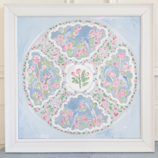 "Treasured Heirloom" 20x20 Acrylic on Canvas, Framed