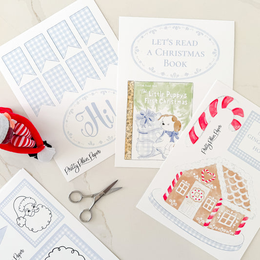 Blue Elf Kit: 25 Days PRINTED & SHIPPED!