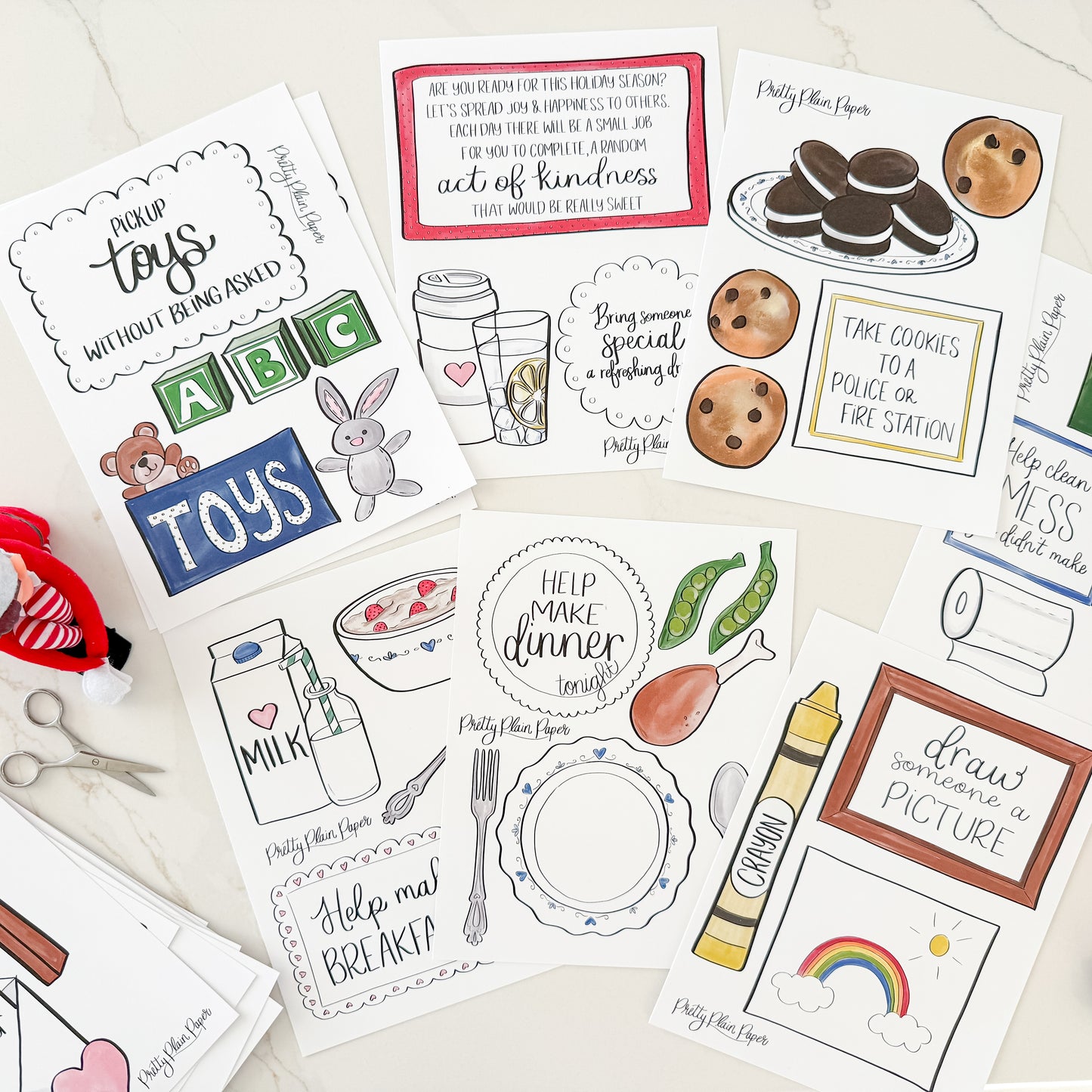 Elf Kit:  25 Days of Kindness PRINTED & SHIPPED!