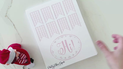 Pink Elf Kit: 25 Days PRINTED & SHIPPED!