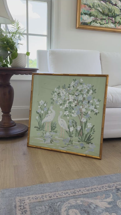 "Sweet Nothing" Acrylic on Loose Canvas, Framed